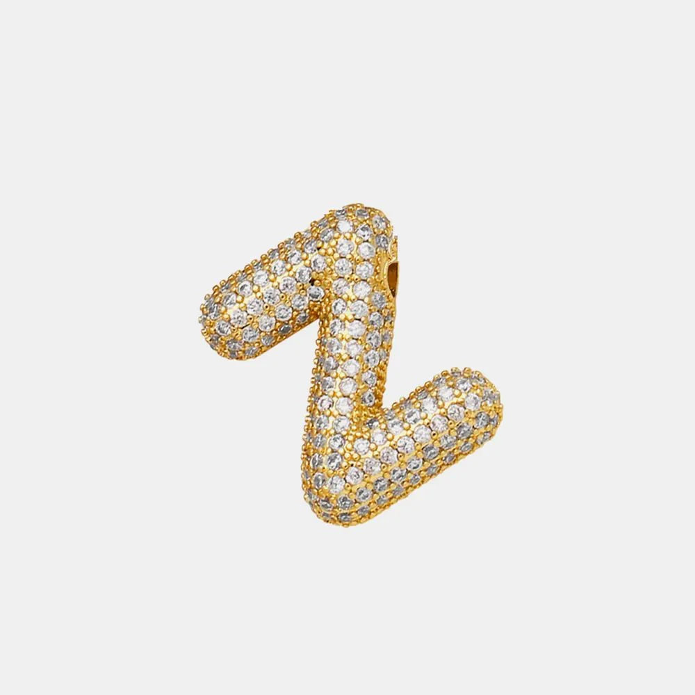 EmberLuxe "Glimmer" Bubble letter Pendant (V-Z)