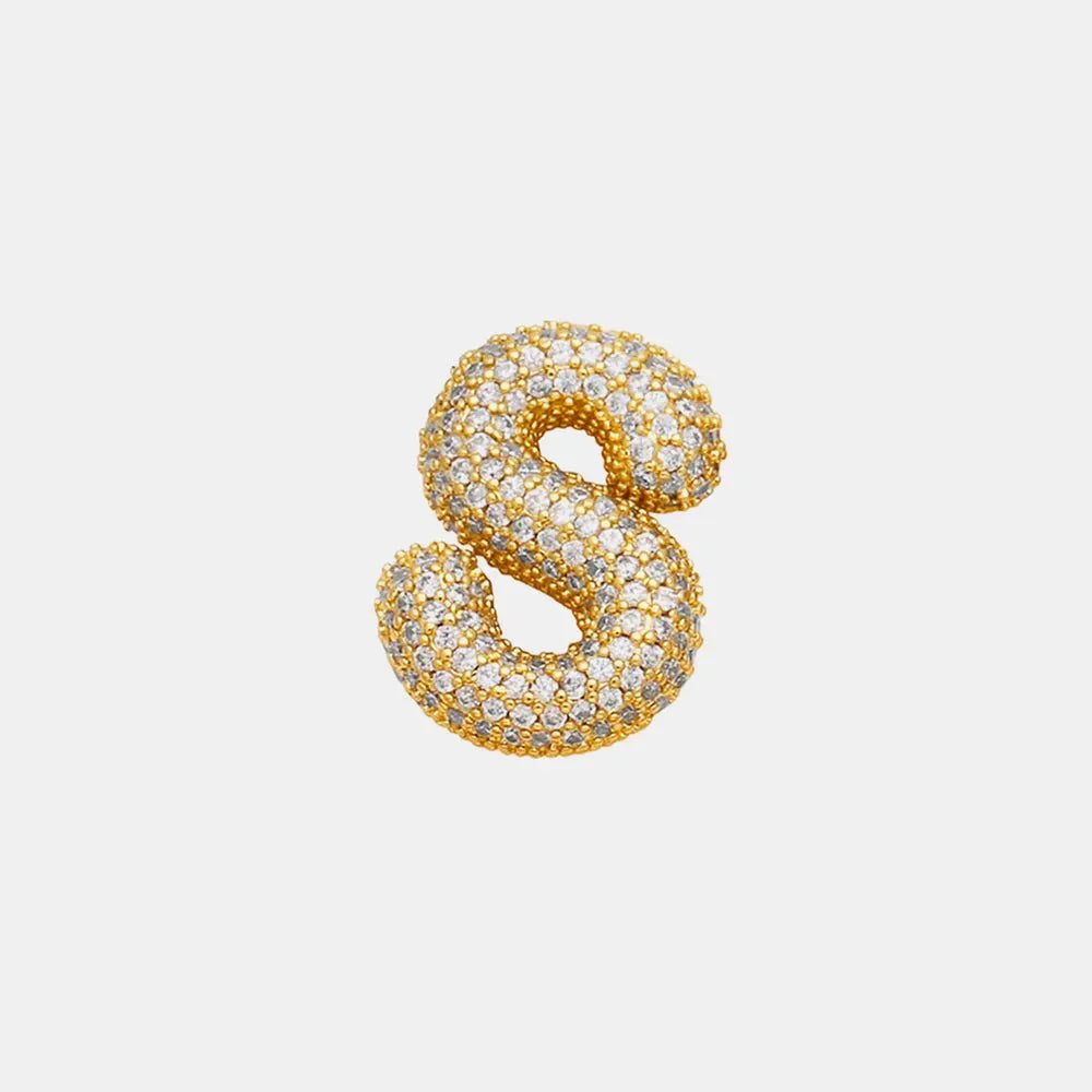 EmberLuxe "Glimmer" Bubble Letter Pendant (L-U)