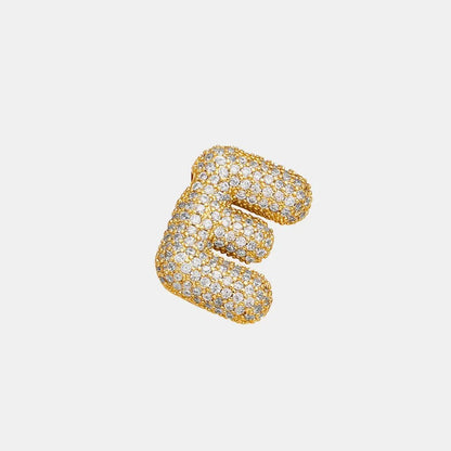 EmberLuxe "Glimmer" Bubble Letter Pendant (A-K)