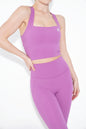 I Am Wonderful Halter Neck Purple Bra