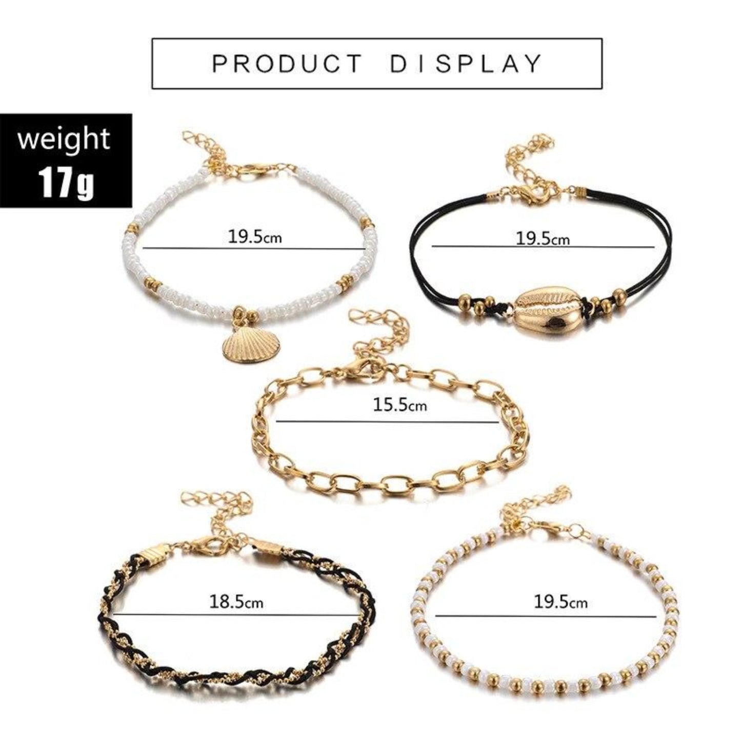 Golden Shore Anklet