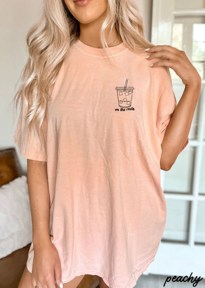 PRE-ORDER: On the Rocks Iced Coffee Tee *6 Colors (S-3X)