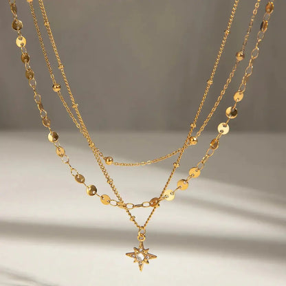 Stellar Drift Layered Necklace
