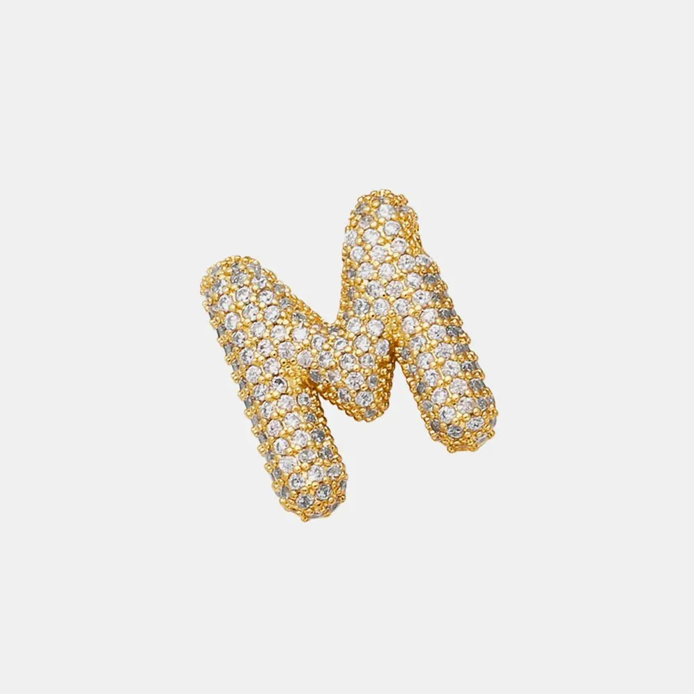 EmberLuxe "Glimmer" Bubble Letter Pendant (L-U)