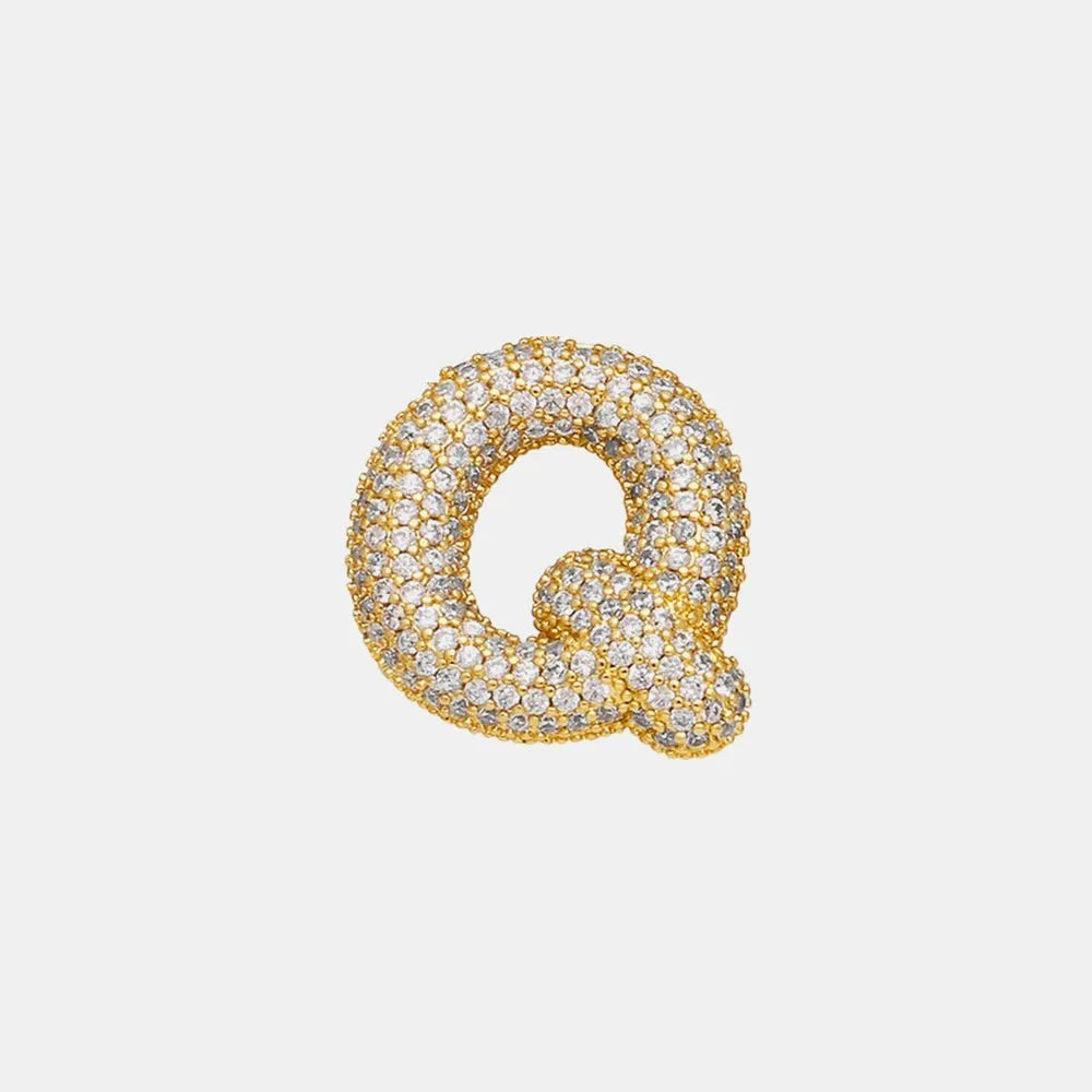 EmberLuxe "Glimmer" Bubble Letter Pendant (L-U)