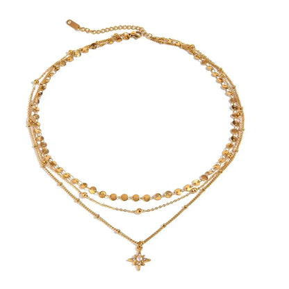 Stellar Drift Layered Necklace