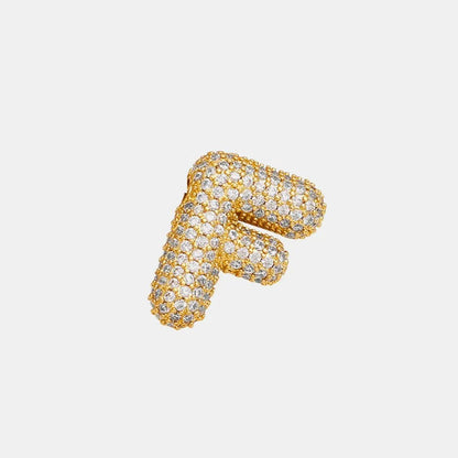 EmberLuxe "Glimmer" Bubble Letter Pendant (A-K)