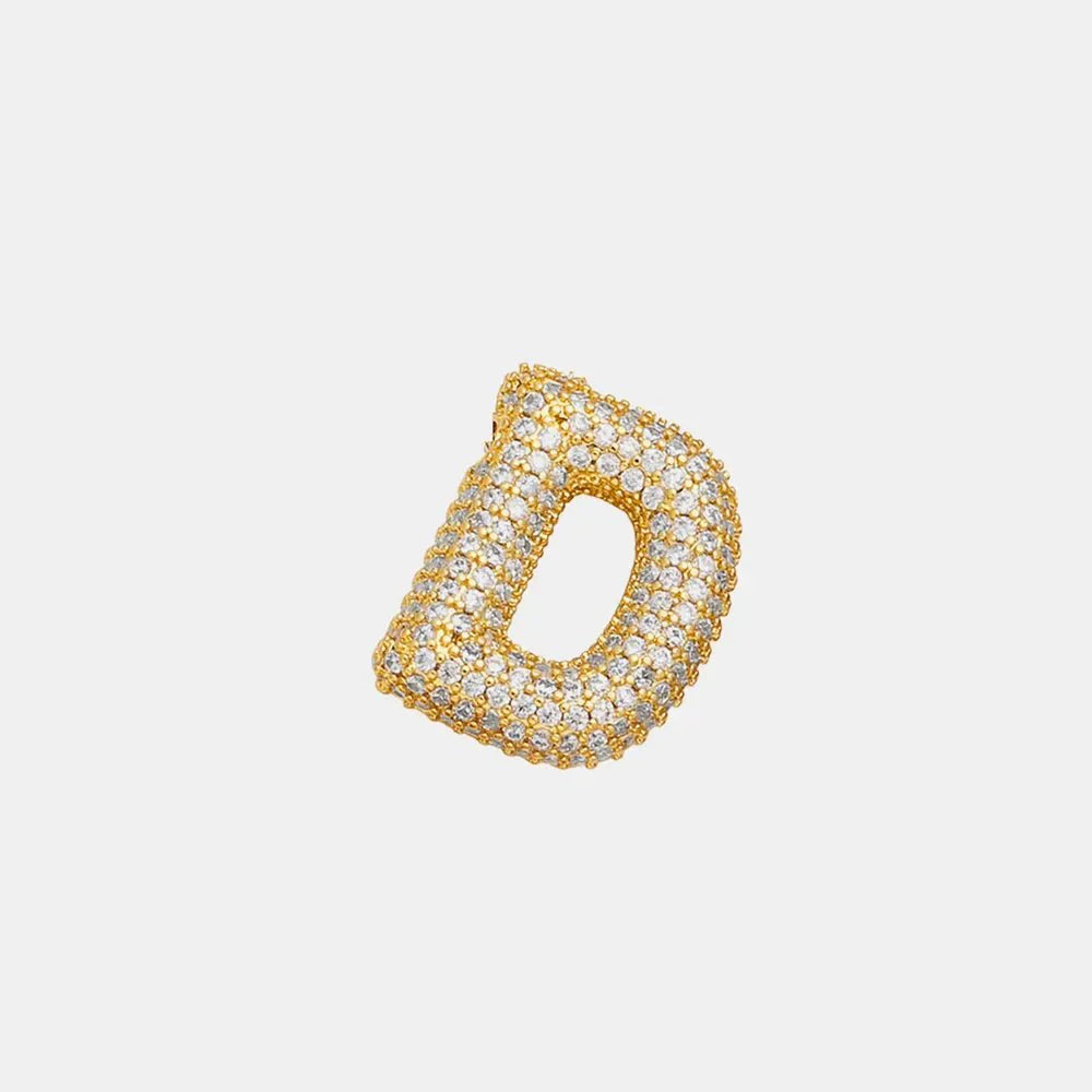 EmberLuxe "Glimmer" Bubble Letter Pendant (A-K)