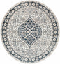 Cabacungan Cream & Gray Washable Area Rug - Clearance